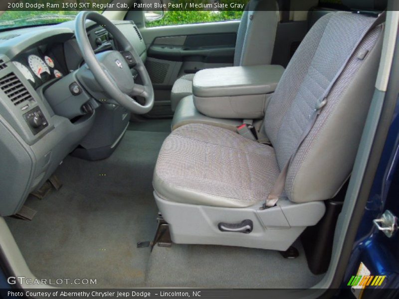 Patriot Blue Pearl / Medium Slate Gray 2008 Dodge Ram 1500 SXT Regular Cab