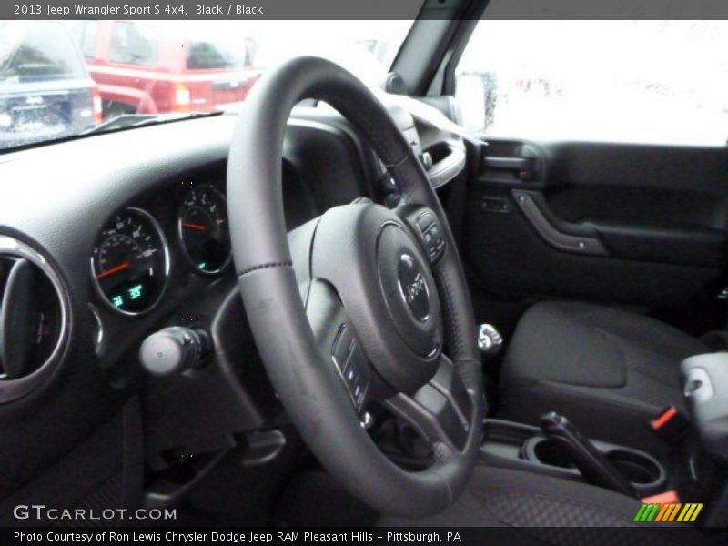 Black / Black 2013 Jeep Wrangler Sport S 4x4