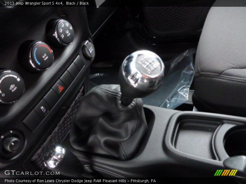 Black / Black 2013 Jeep Wrangler Sport S 4x4
