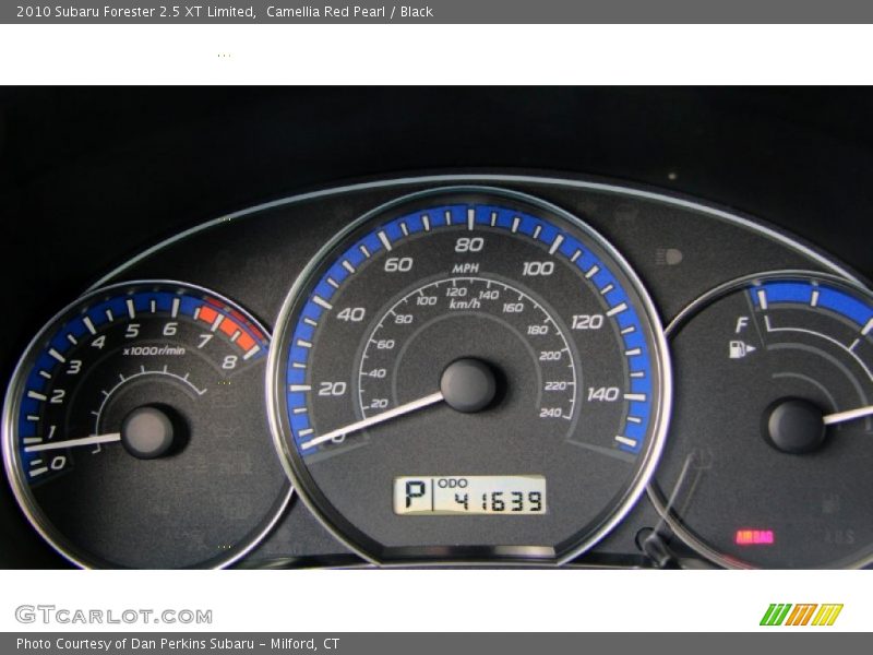 Camellia Red Pearl / Black 2010 Subaru Forester 2.5 XT Limited