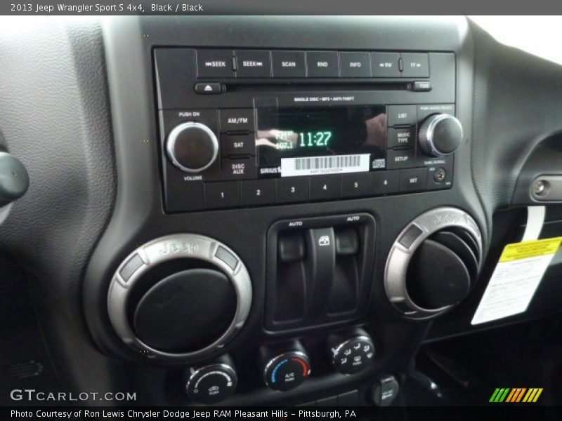 Black / Black 2013 Jeep Wrangler Sport S 4x4