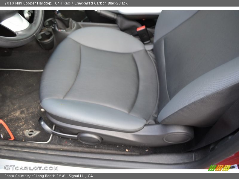 Chili Red / Checkered Carbon Black/Black 2010 Mini Cooper Hardtop