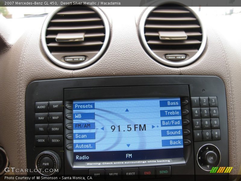 Desert Silver Metallic / Macadamia 2007 Mercedes-Benz GL 450