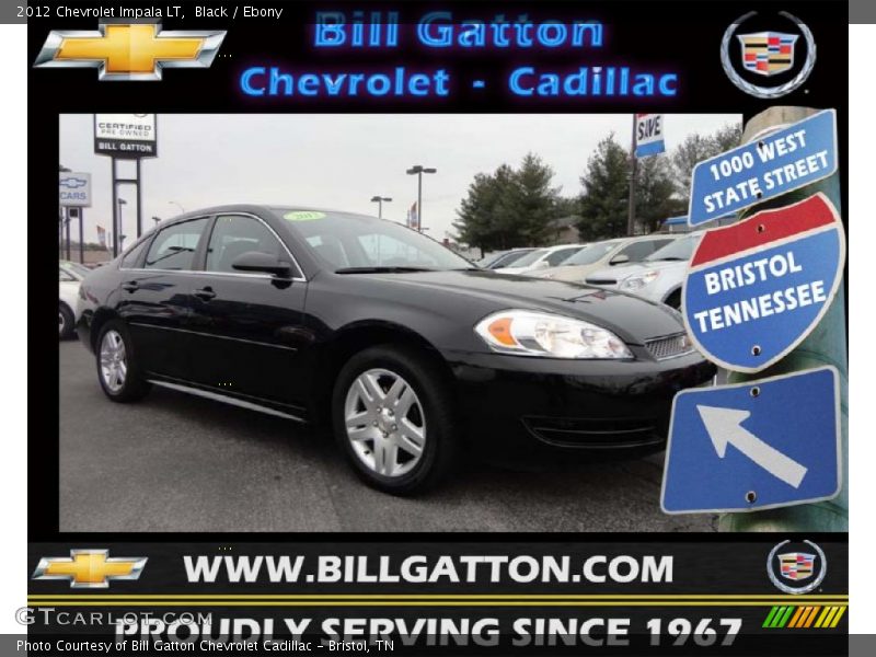 Black / Ebony 2012 Chevrolet Impala LT