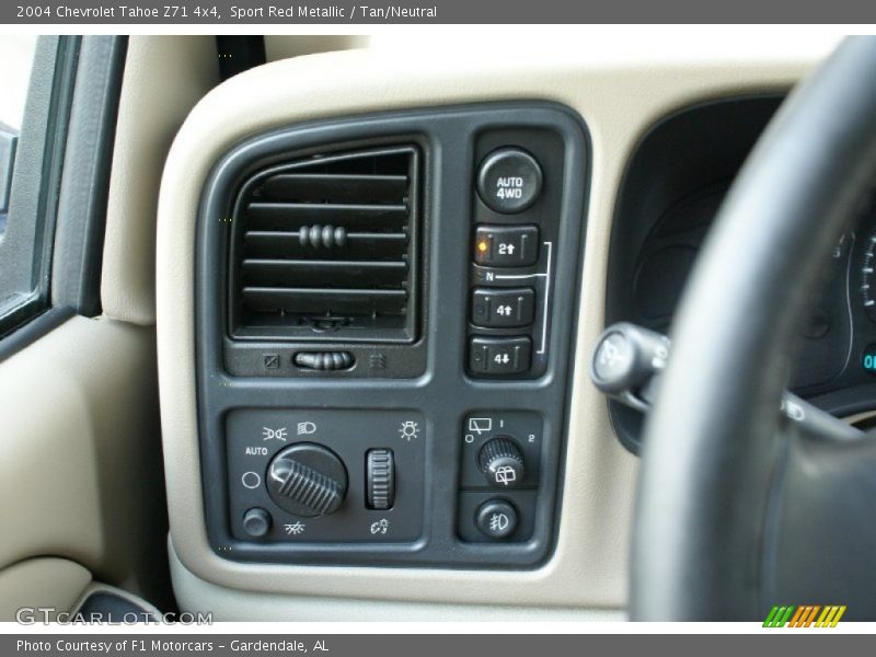 Controls of 2004 Tahoe Z71 4x4