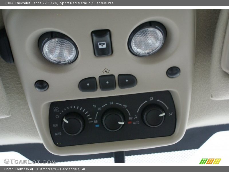 Controls of 2004 Tahoe Z71 4x4