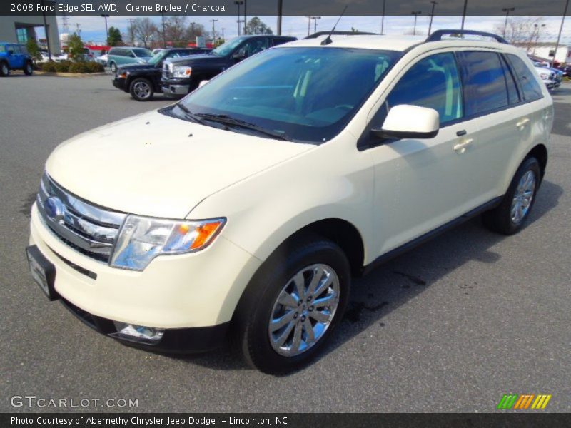 Creme Brulee / Charcoal 2008 Ford Edge SEL AWD