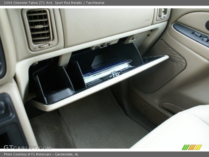 Sport Red Metallic / Tan/Neutral 2004 Chevrolet Tahoe Z71 4x4