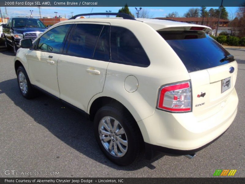 Creme Brulee / Charcoal 2008 Ford Edge SEL AWD