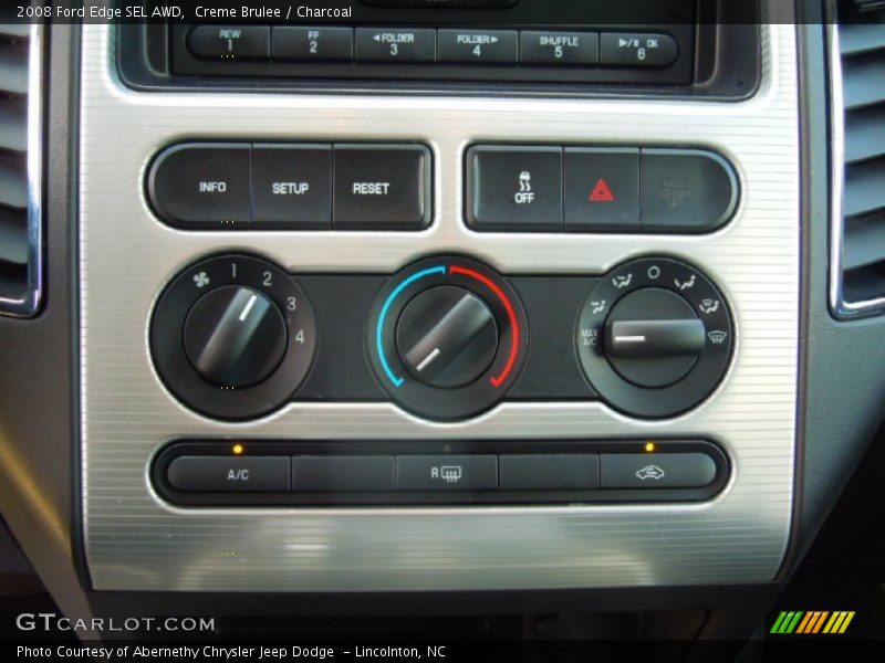 Controls of 2008 Edge SEL AWD