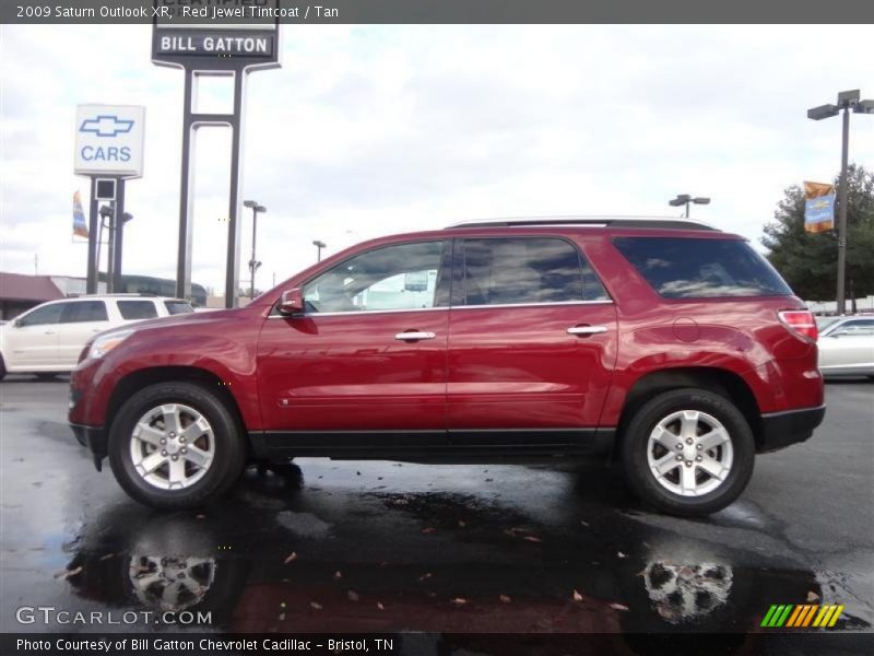 Red Jewel Tintcoat / Tan 2009 Saturn Outlook XR