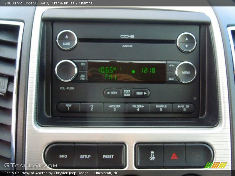 Audio System of 2008 Edge SEL AWD