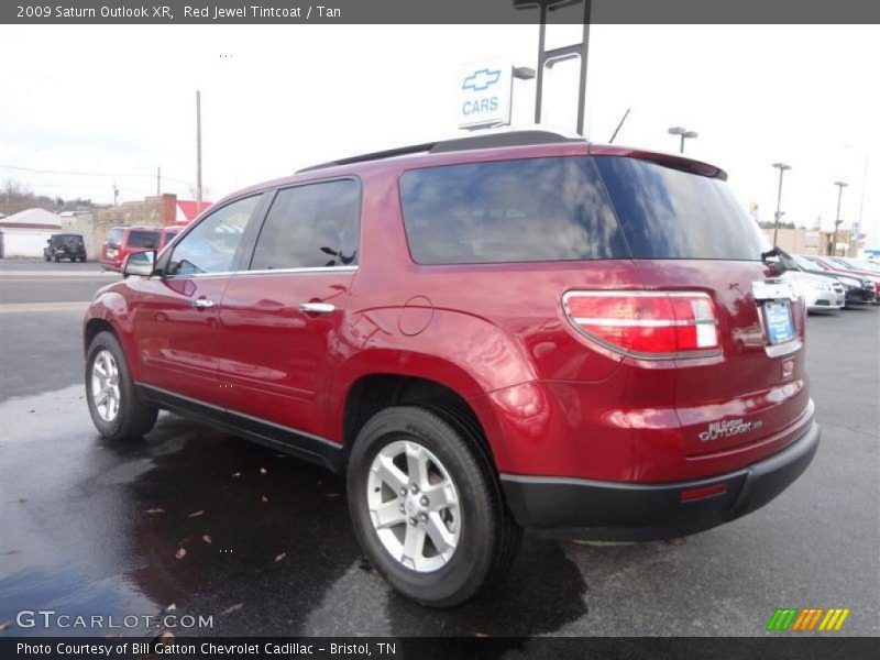 Red Jewel Tintcoat / Tan 2009 Saturn Outlook XR