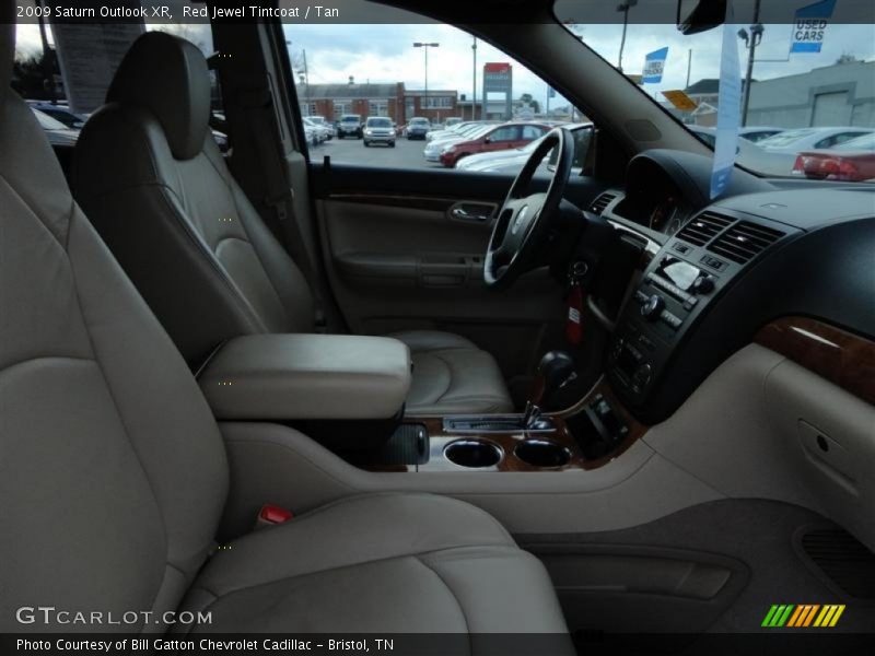 Red Jewel Tintcoat / Tan 2009 Saturn Outlook XR