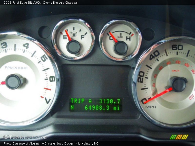 Creme Brulee / Charcoal 2008 Ford Edge SEL AWD