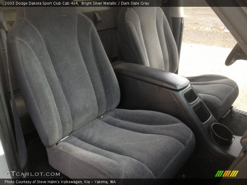 Bright Silver Metallic / Dark Slate Gray 2003 Dodge Dakota Sport Club Cab 4x4