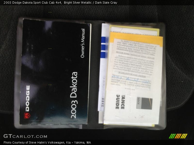 Books/Manuals of 2003 Dakota Sport Club Cab 4x4