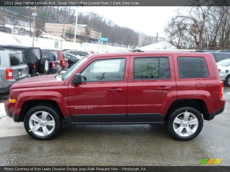Deep Cherry Red Crystal Pearl / Dark Slate Gray 2013 Jeep Patriot Limited 4x4