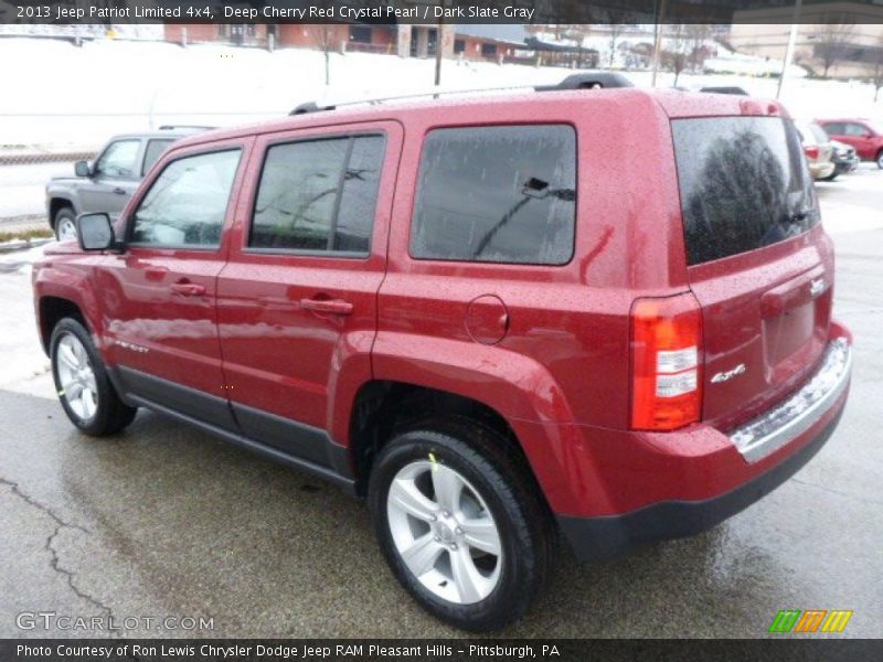 Deep Cherry Red Crystal Pearl / Dark Slate Gray 2013 Jeep Patriot Limited 4x4