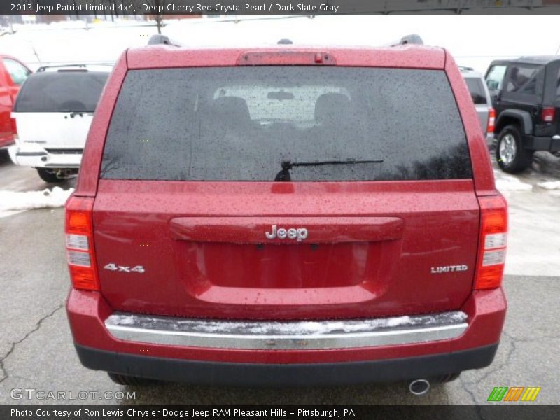 Deep Cherry Red Crystal Pearl / Dark Slate Gray 2013 Jeep Patriot Limited 4x4