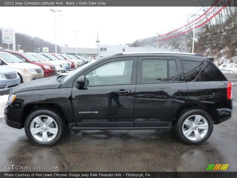 Black / Dark Slate Gray 2013 Jeep Compass Latitude 4x4