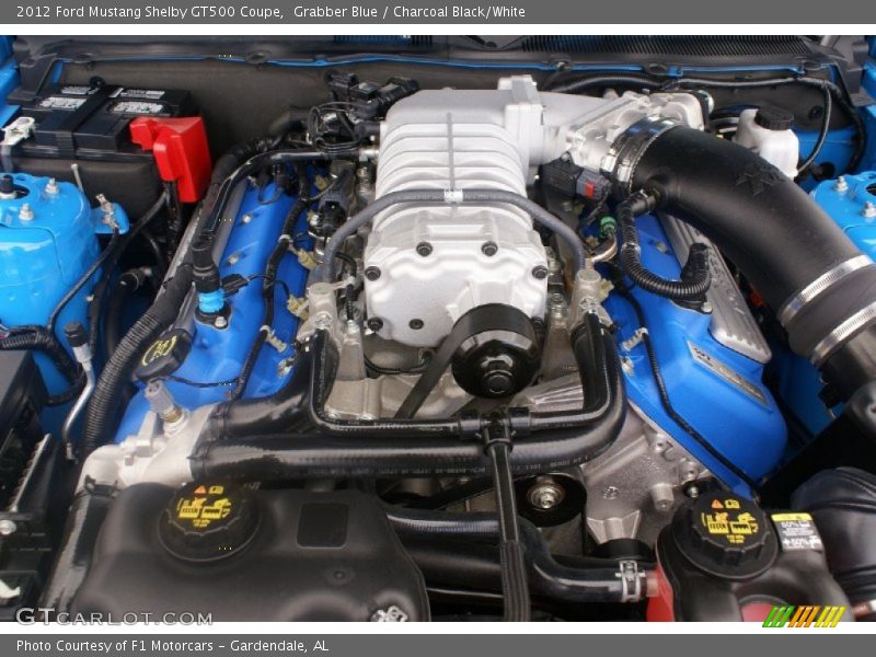  2012 Mustang Shelby GT500 Coupe Engine - 5.4 Liter Supercharged DOHC 32-Valve Ti-VCT V8