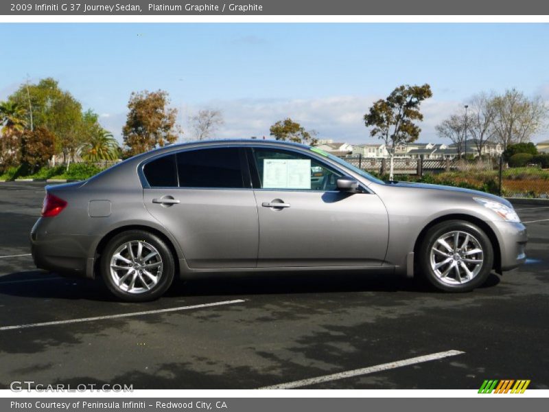 Platinum Graphite / Graphite 2009 Infiniti G 37 Journey Sedan