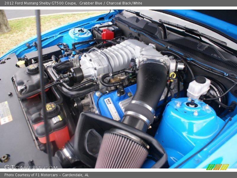  2012 Mustang Shelby GT500 Coupe Engine - 5.4 Liter Supercharged DOHC 32-Valve Ti-VCT V8