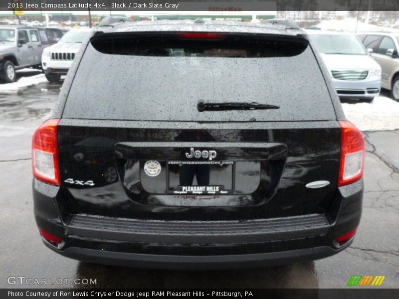 Black / Dark Slate Gray 2013 Jeep Compass Latitude 4x4