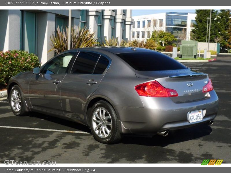 Platinum Graphite / Graphite 2009 Infiniti G 37 Journey Sedan