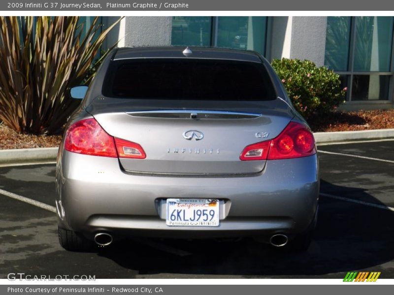 Platinum Graphite / Graphite 2009 Infiniti G 37 Journey Sedan