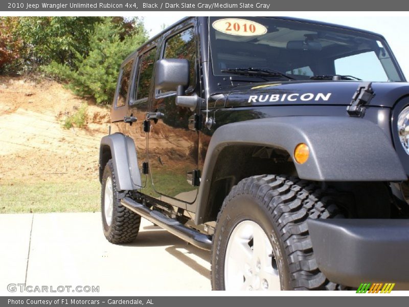 Black / Dark Slate Gray/Medium Slate Gray 2010 Jeep Wrangler Unlimited Rubicon 4x4