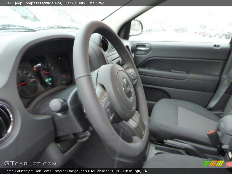 Black / Dark Slate Gray 2013 Jeep Compass Latitude 4x4