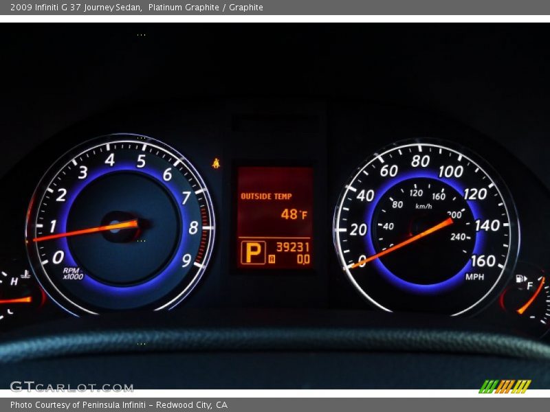 Platinum Graphite / Graphite 2009 Infiniti G 37 Journey Sedan