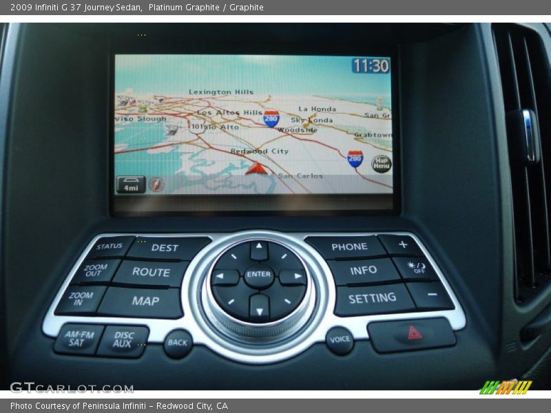 Platinum Graphite / Graphite 2009 Infiniti G 37 Journey Sedan