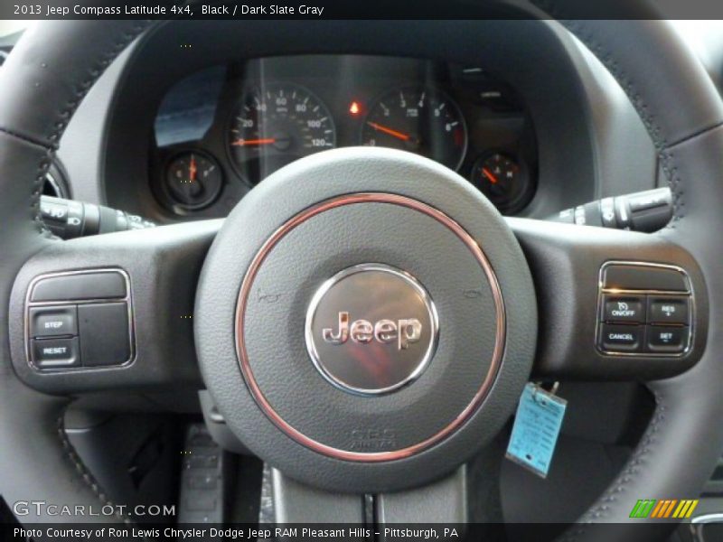 Black / Dark Slate Gray 2013 Jeep Compass Latitude 4x4