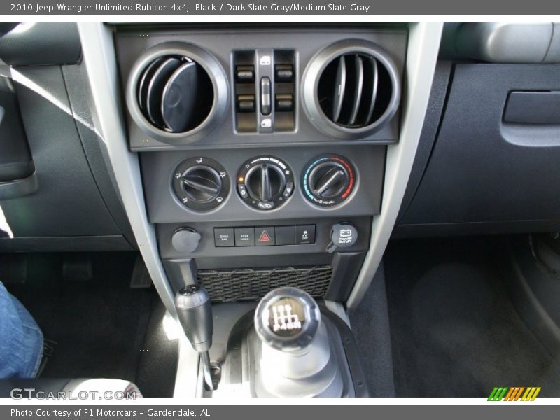 Black / Dark Slate Gray/Medium Slate Gray 2010 Jeep Wrangler Unlimited Rubicon 4x4