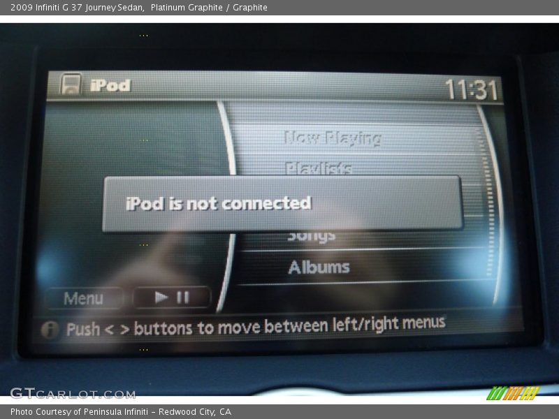 Platinum Graphite / Graphite 2009 Infiniti G 37 Journey Sedan