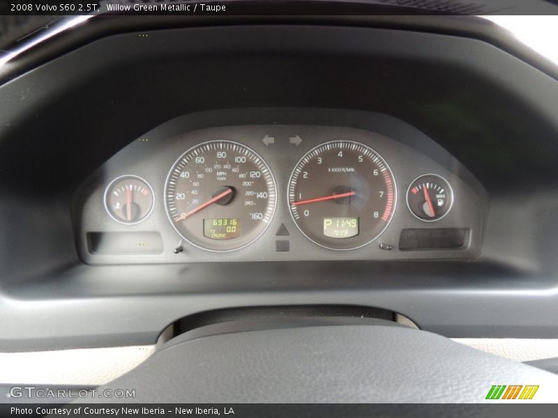  2008 S60 2.5T 2.5T Gauges