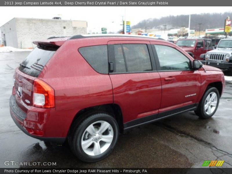 Deep Cherry Red Crystal Pearl / Dark Slate Gray/Light Pebble 2013 Jeep Compass Latitude 4x4