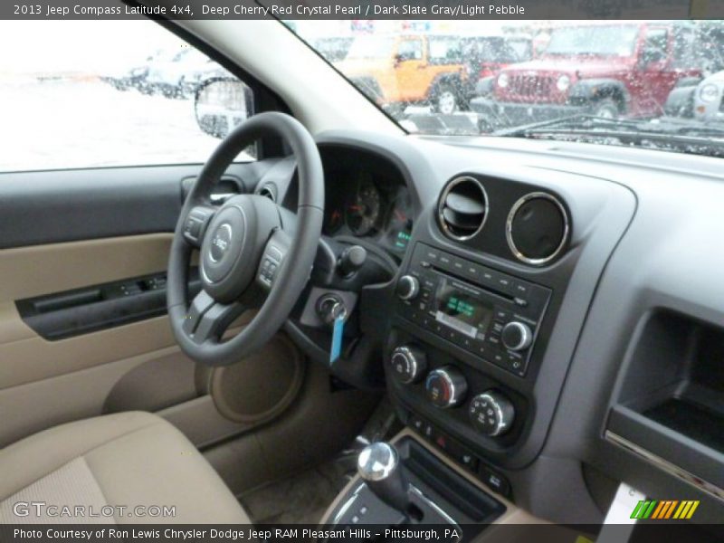 Deep Cherry Red Crystal Pearl / Dark Slate Gray/Light Pebble 2013 Jeep Compass Latitude 4x4