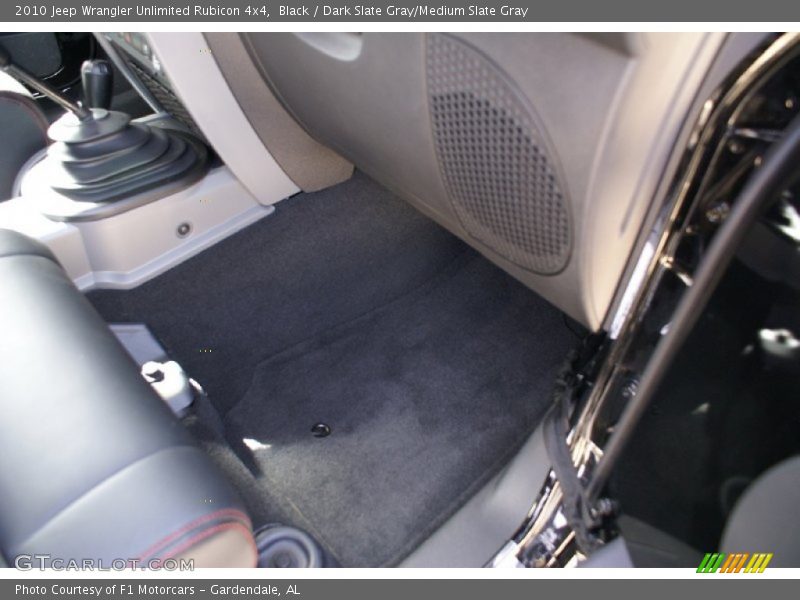 Black / Dark Slate Gray/Medium Slate Gray 2010 Jeep Wrangler Unlimited Rubicon 4x4