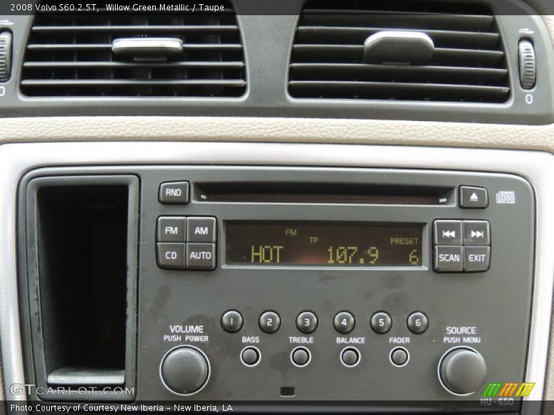 Audio System of 2008 S60 2.5T
