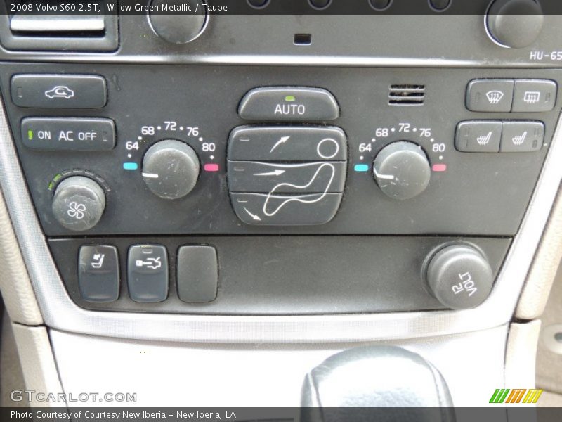 Controls of 2008 S60 2.5T