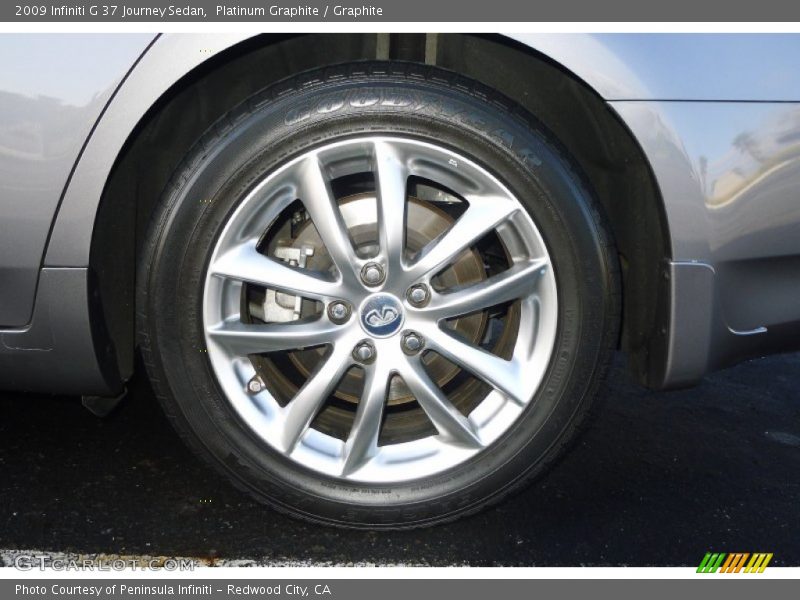 Platinum Graphite / Graphite 2009 Infiniti G 37 Journey Sedan