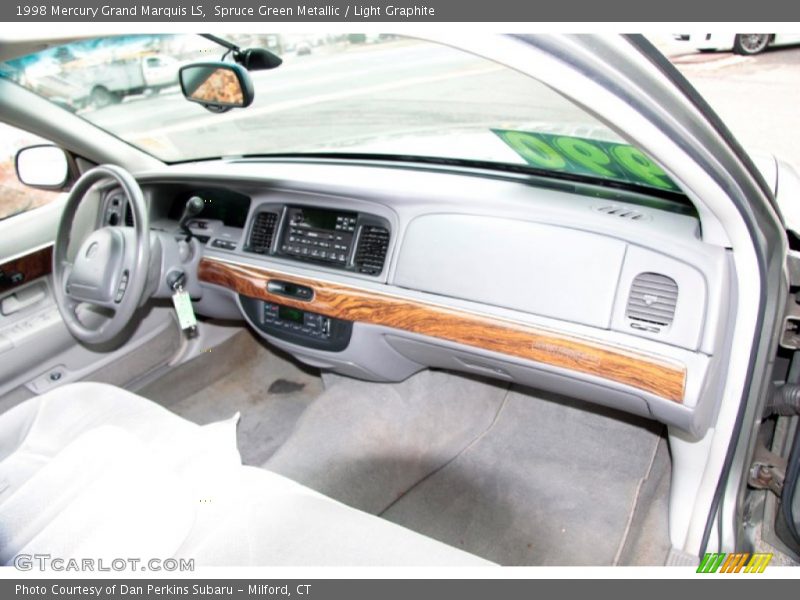 Spruce Green Metallic / Light Graphite 1998 Mercury Grand Marquis LS