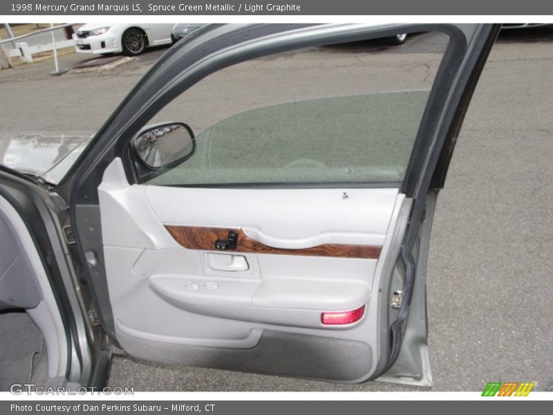 Spruce Green Metallic / Light Graphite 1998 Mercury Grand Marquis LS