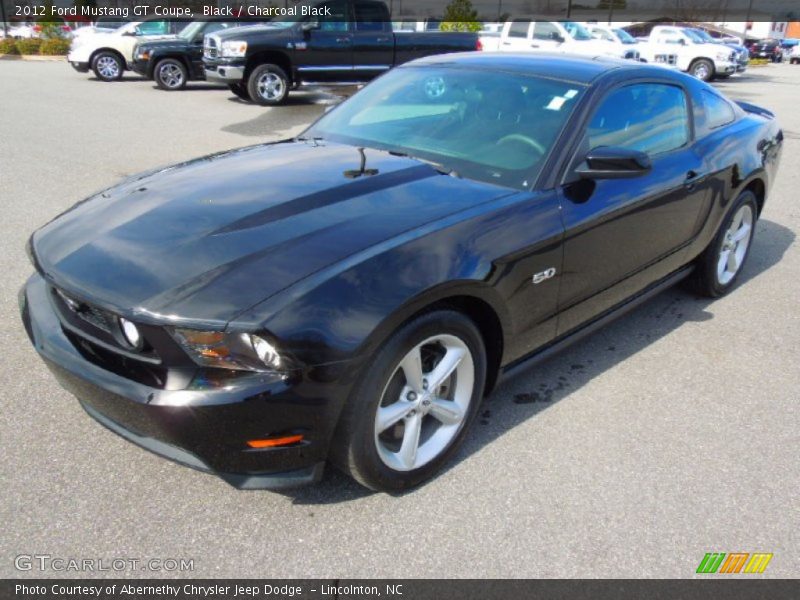 Black / Charcoal Black 2012 Ford Mustang GT Coupe
