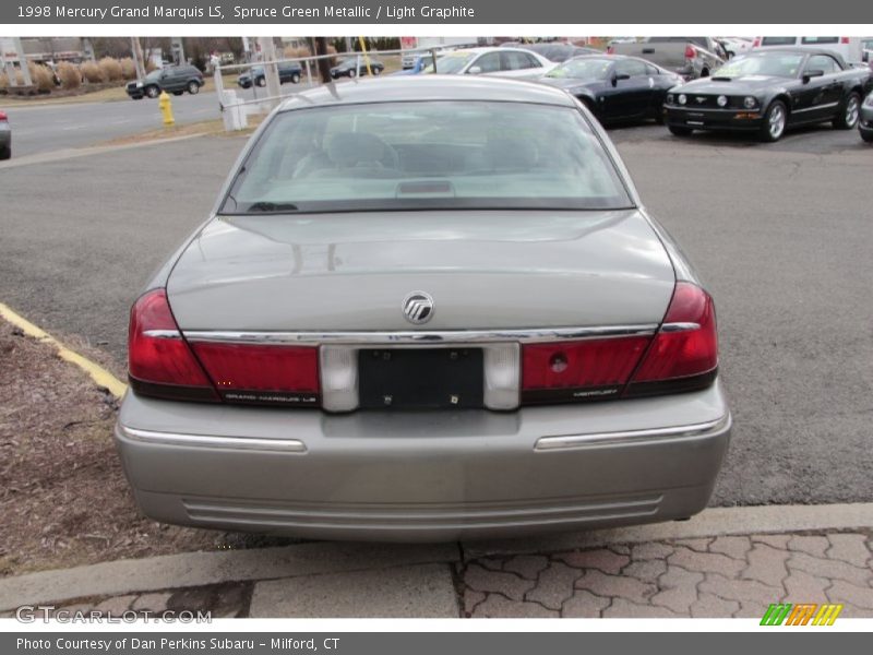 Spruce Green Metallic / Light Graphite 1998 Mercury Grand Marquis LS