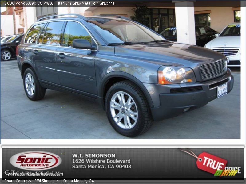 Titanium Gray Metallic / Graphite 2006 Volvo XC90 V8 AWD